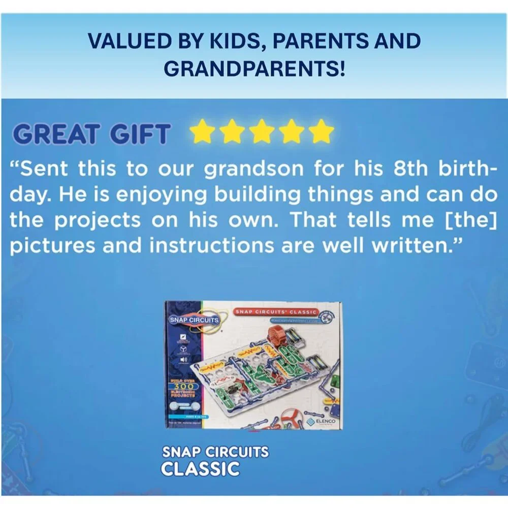 Classic SC-300 Electronics Exploration Kit | Over 300 Projects | Full Color Manu - Picture 7 of 10